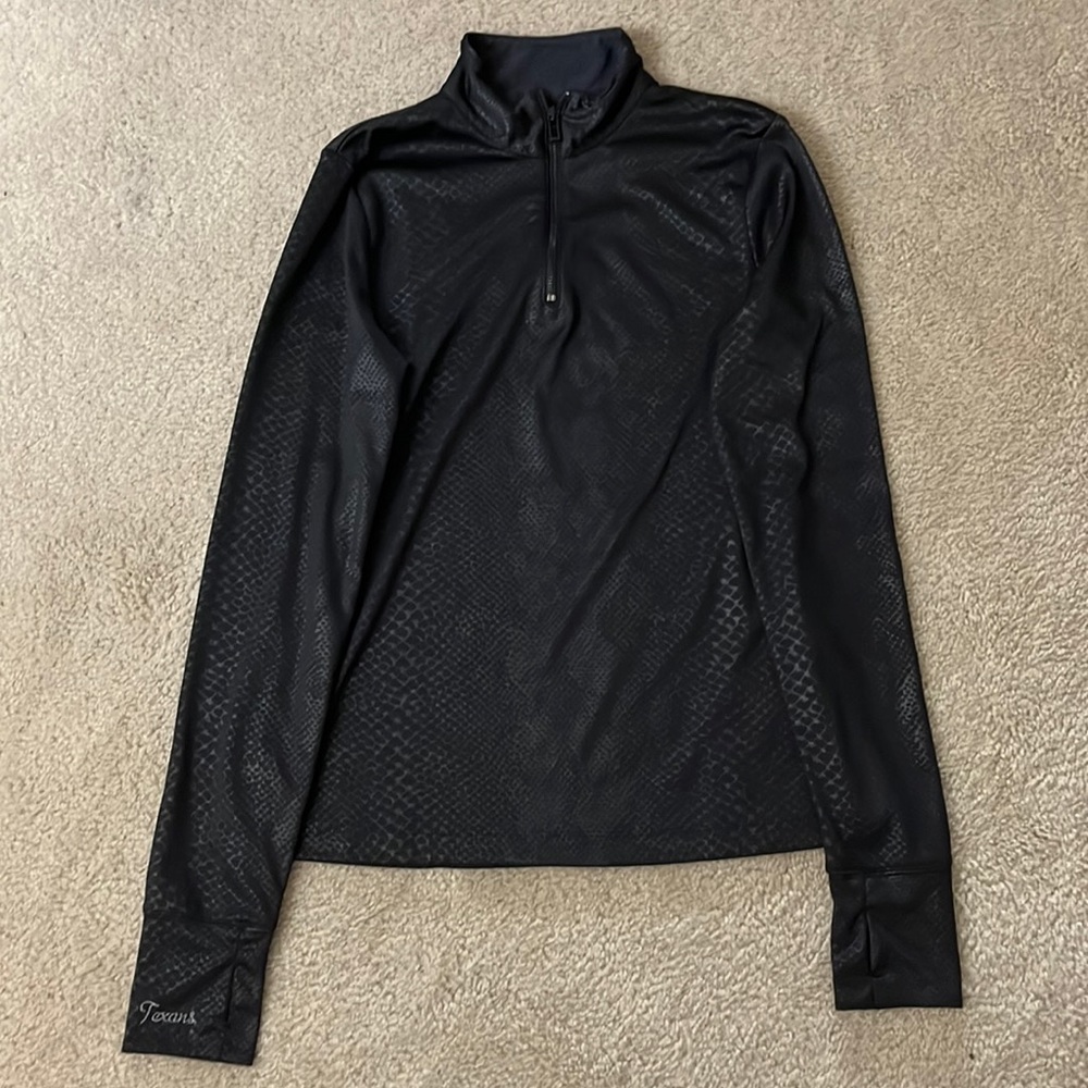 Texans NFL Team Apparel Quarter-Zip Pullover Jacket